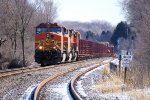 BNSF 5111 Tie Delivery Train